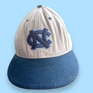 Vintage Nike Hat UNC North Carolina Tar Heels Basketball Size 7 1/2 Baseball Cap